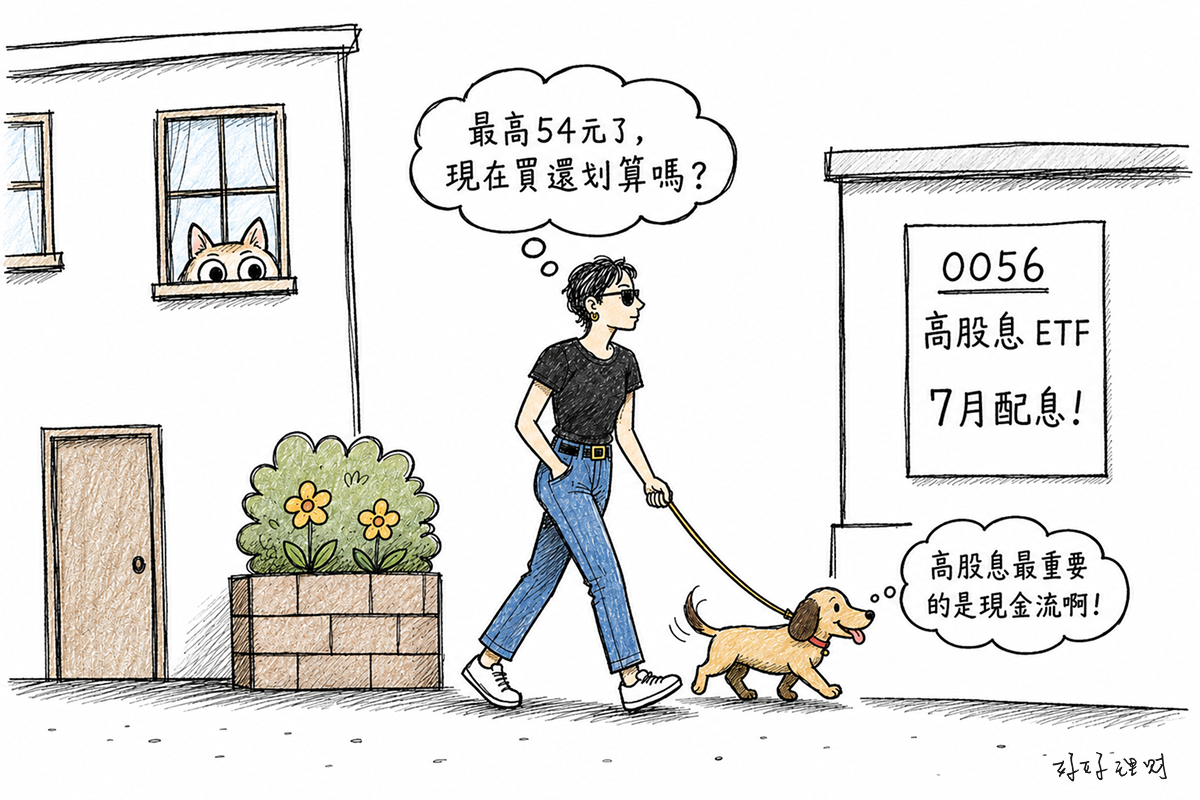 0056 高股息 ETF 一個月後配息與現金流